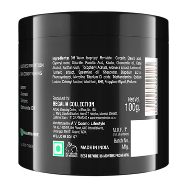Mancode After Shave Balm (100gm) | Post Shave Treatment | Soothes Skin Irritation | Hydrating Closes Pores | Lemon Oil Aloe vera Turmeric Chamomile Oil No Alcohol (Pack of 1)